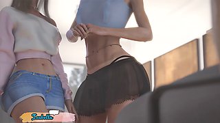 Hard to love visual novel with some wild futa hentai action