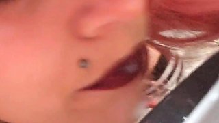 Big boobs milf masturbates with her dildo