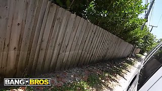 Bangbros - vanessa marie shows her wet breasts and rails ethan seeks’ cock on the screw bus