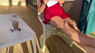 Lisssa Mutual Masturbating Footjob Flash