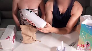 Stepsister Surprise Fuck With Big Cock Cumshot Using HoneyPlayBox Vibrator