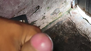 A 22-year-old boy is masturbating with his fist