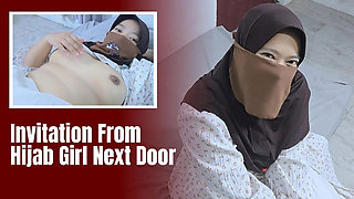 Naughty Hijab Girl Minokiiko Invites for Pussy Tasting - Tight Teen Fuck & Cumshot