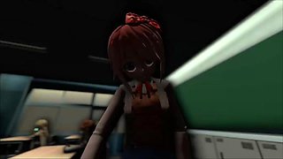 DDLC girls farting animation
