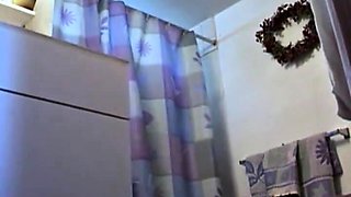 Spycam - Teen In Bathroom
