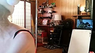 Mature blonde enjoys some hardcore masturbation action