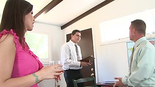 Lustful pornstar Syren De Mer perverted movie