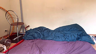 Strip and Pounding by Huge Dildo on Fuck Machine Till Orgasm