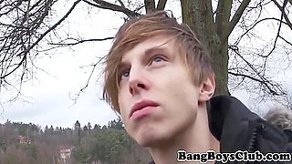 Euro Teenager 18+ Amateurish Barebacked Outdoors