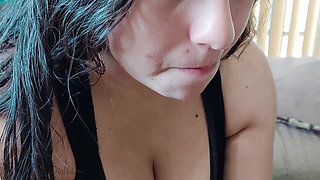 My Panties Show Through My Tight Pants as I Suck on a Delicious Lollipop