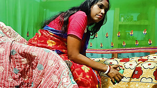 Village Aunty Fucking and Blowjob by Her Step Son with Audio