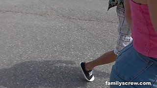 Betty Spanish's Blonde MILF Outdoor Passion in a Hardcore Rush