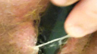 BBW massages clit and pisses.