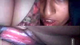 Pakistani School girl shows her tits and tight pussy to her BF on video call