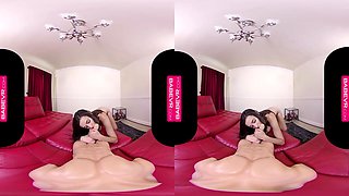 Petite Teen 18+ Plays For And With You With Virtual Reality And Georgia Jones