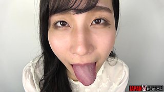 The Pleasure of Nana Yuuki's Tongue: a Blowjob Experience