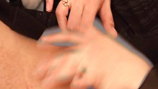 Awesome German sluts DPed in hot foursome action