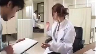 Female Doctor and Patient Play: Blowjob, Asian  Japanese Porn