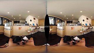 The Part-Time Employee Schoolgirl Seduces You at Work! - V1VR