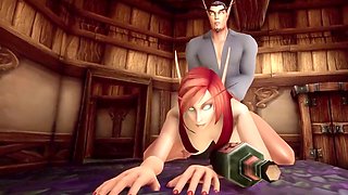 A night with the sultry elf milf Wraith931 in a Warcraft parody