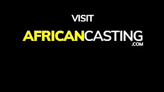 Lovely African Model Exposed in Casting
