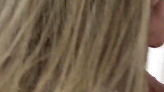 Nina in Hot Gloryhole Action! Blowjob, Fucking and Cum in Mouth!