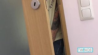 Hot Tattooed Noah Pounds Xander's Tight Asian Hole Hard
