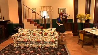 Milf lesbian licks shaved pussy in close up