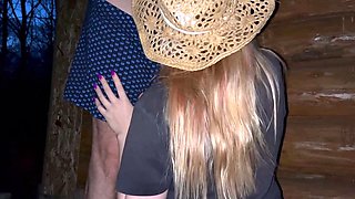 Pregnant Milkmaid Fucked by City Guy's Big Cock Outdoors