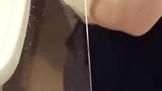 Quickie in the office toilet
