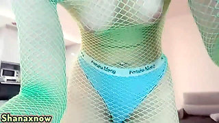 Spit on Your Dick Pee Twice in High Heels During Live Show