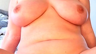 Great Big Boobs On Masturbating Redhead