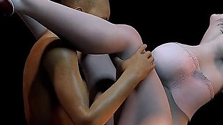 3D Huge Boobs Mature Wife Cheating with Big Old Cock