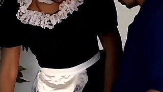 Black Stud Dominates Black Slutty Maid Hard