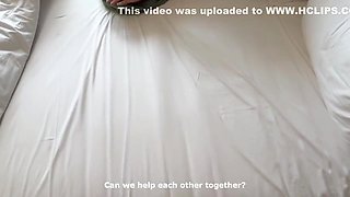 Silly Babe Got Caught While Jerking Off And Agreed To A Big Dick
