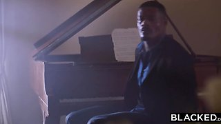 Slim Busty Blonde Bride Cheats On Her Fiancé, Running Away From The Wedding To Enjoy Massive BBC