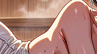 Sexy Sauna MILF and GILF Cartoon Porn