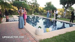 Watch dollish Shalina Devine and Alexis Crystal's clip