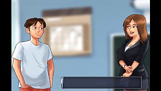 Cartoon fantasies come to life with Misskitty2k in summertime saga
