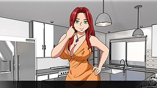 Luxurious boss wife loves to cheat and suck dick in this animated tale by Loveskysan