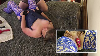 Granny’s Clit and Pussy Vibrator Masturbation & Orgasms