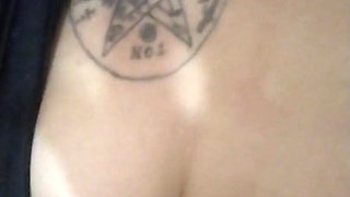 Hot Hermaphrodite with Big Clitoris Touches Herself Very Rich.
