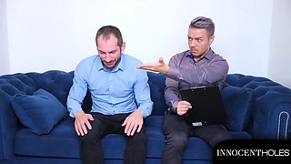 Nympho Newcomer Made To Be In The Middle Of Two Cocks