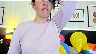 Brunette Solo Webcam Masturbation