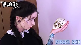 Wednesday Addams In Caught Masturbating By Her Brother