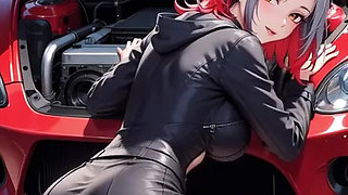 Anime Babes Revving Engines: Sexy Rides Compilation