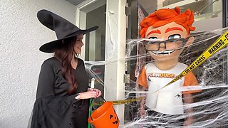 Witch Chloe gets hard cock