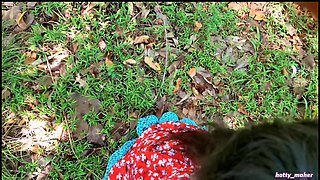 Stepbrother and Stepsister Picnic Day in the Forest Taking Cum in Mouth and Having Sex