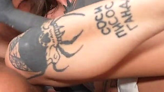 Total Slut Marseline Black Got Her Ass and Mouth Used by Two Big Cocks!