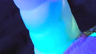 Young Girl with Beautiful Feet Masturbating with a Unicorn Horn Dildo